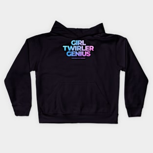 twirling girl Kids Hoodie